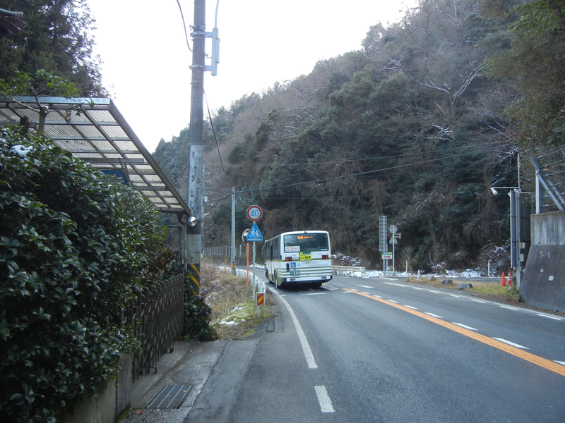 根の谷バス停付近 根の谷バス停付近