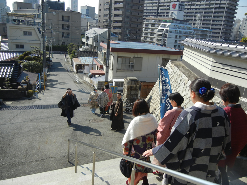 聖光寺より広島駅方面へ 聖光寺より広島駅方面へ